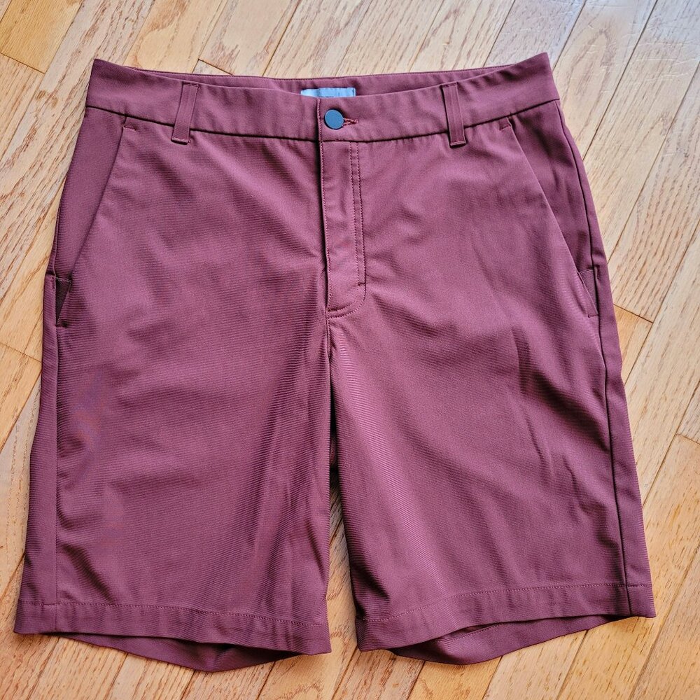 VRST Commuter Chino Shorts Men's 32, Brown, Stretch, Golf & Casual Wear
